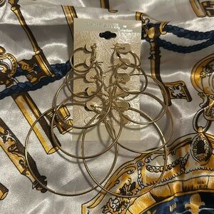 New Multi Hoop Earrings Set of 5